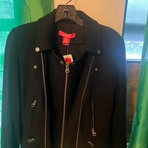 Catherine Malandrino Black Zippered Jacket